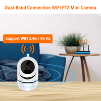 5G kamera WiFi 1080P WiFi kamera PTZ IP bezprzewodowa kamera monitorująca WiFi Alexa Google Auto Tracking wewnętrzna kamera IP 2
